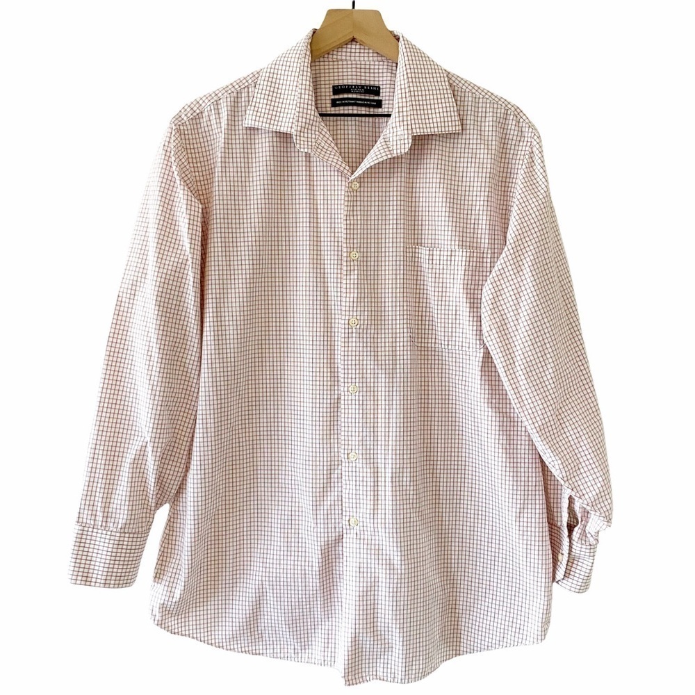 GEOFFREY BEENE Men’s Fitted Long Sleeve Dress Shirt